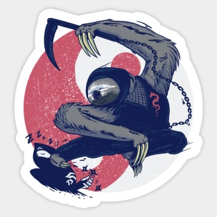 Shinobi Sloth Sticker